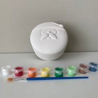 Santa Box, Christmas Pottery Painting Kit, At Home Painting Kit, Craft Kits, Ready To Paint Ceramics, Ceramic Box | Etsy (US)