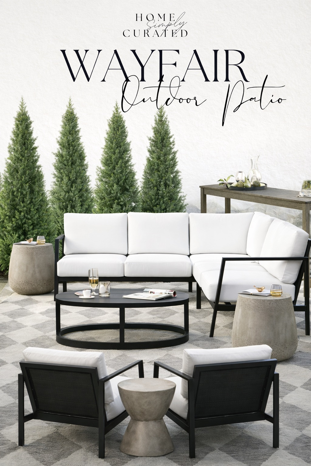 Patio season is here! 🤩 I always love the selection that Wayfair has! So many difffernt styles & pieces! 

outdoor patio, backyard, spring outdoors, faux trees, outdoor sectional, coffee table, outdoor table, concrete side table, wayfair furniture, outdoor furniture, tall table, bar table, outdoor rug *This moodboard was designed with AI 

 

#LTKSeasonal #LTKHome
