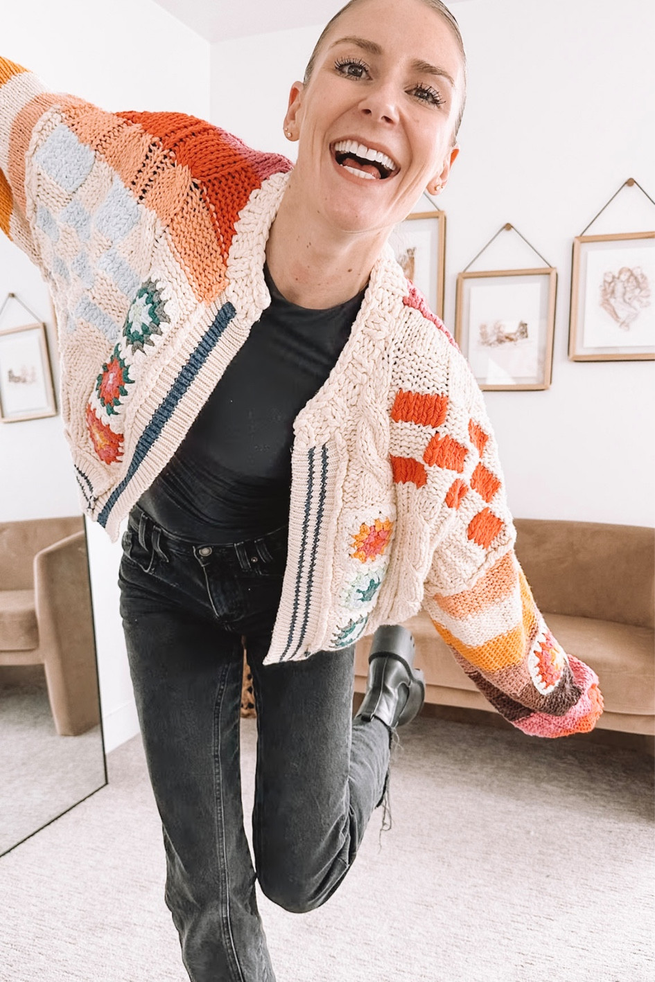 This gorgeous knit sweater is an all time favorite! It’s on the pricey side but I wear it constantly - with so many colors it can be worn with so many outfits (jeans, skirts, dresses) and it can be layered in the winter or worn in the spring too because it’s not super warm. Quality is 👌🏼

#LTKstyletip #LTKSeasonal #LTKfindsunder100