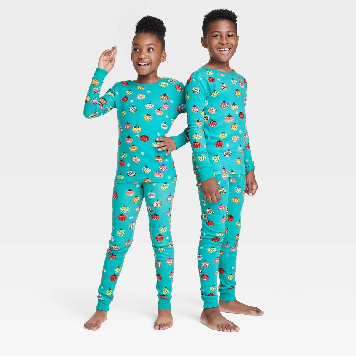 Kids' Feliz Navidad Matching Family Pajama Set - Wondershop™ with Dia Pacheco Blue | Target
