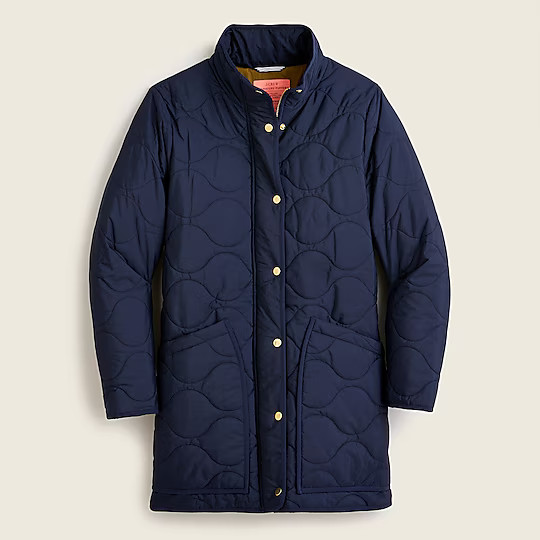 Quilted cocoon puffer with PrimaLoft® | J. Crew US