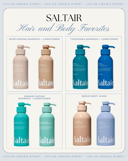 I’ve really been loving the new Saltair hair care and body line at Target! The Santa’s Bloom sent is heavenly and smells like you just left the spa! And their packaging is so chic! So many great scents and products to try!
.
#ltkfindsunder50 #ltkbeauty #ltksalealert #ltkfindsunder100 #ltkstyletip #ltkover40 shampoo favorites, condition favorite, body wash ideas 

#LTKFindsUnder50 #LTKBeauty #LTKHome