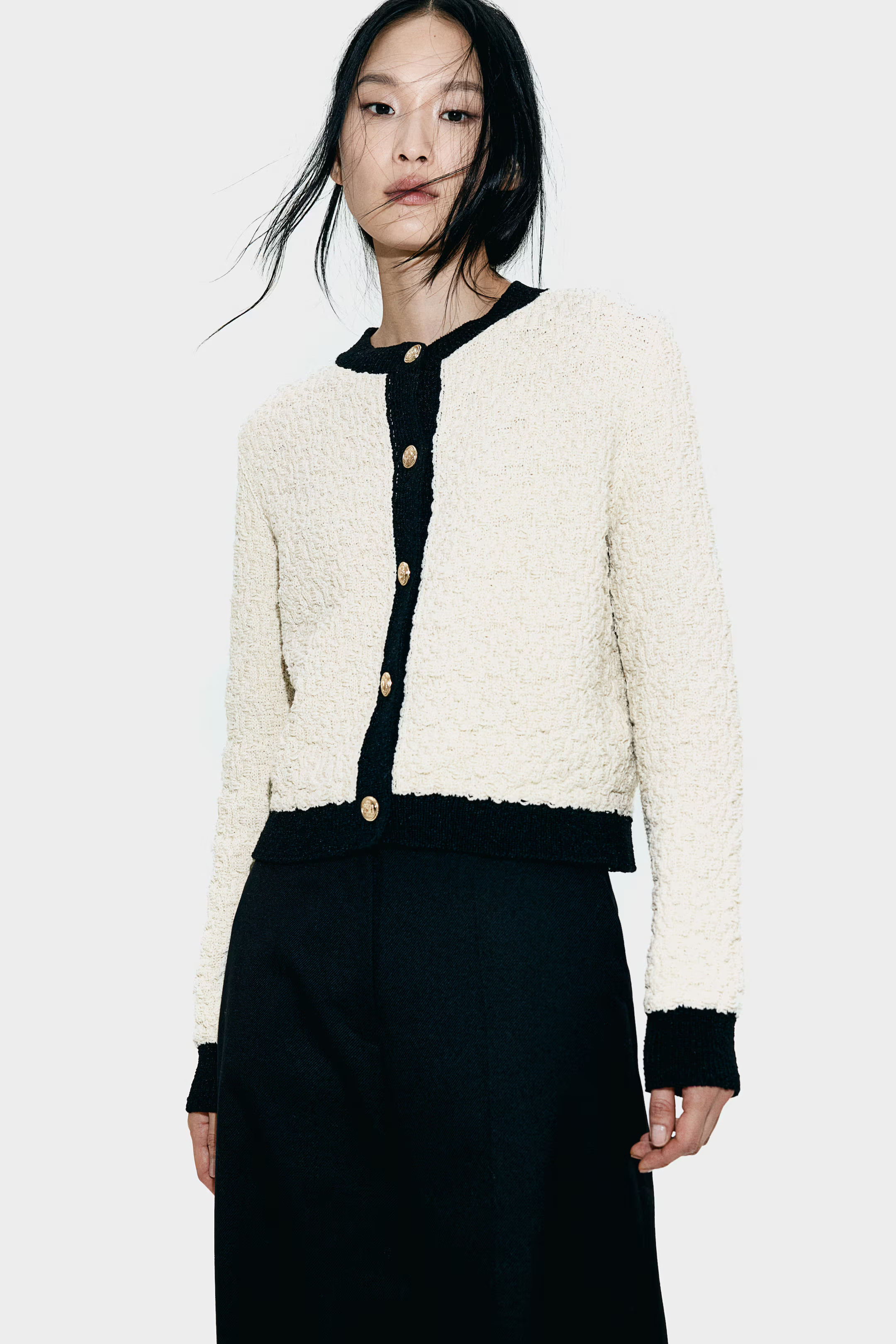 Textured-Knit Cardigan | H&M (US + CA)
