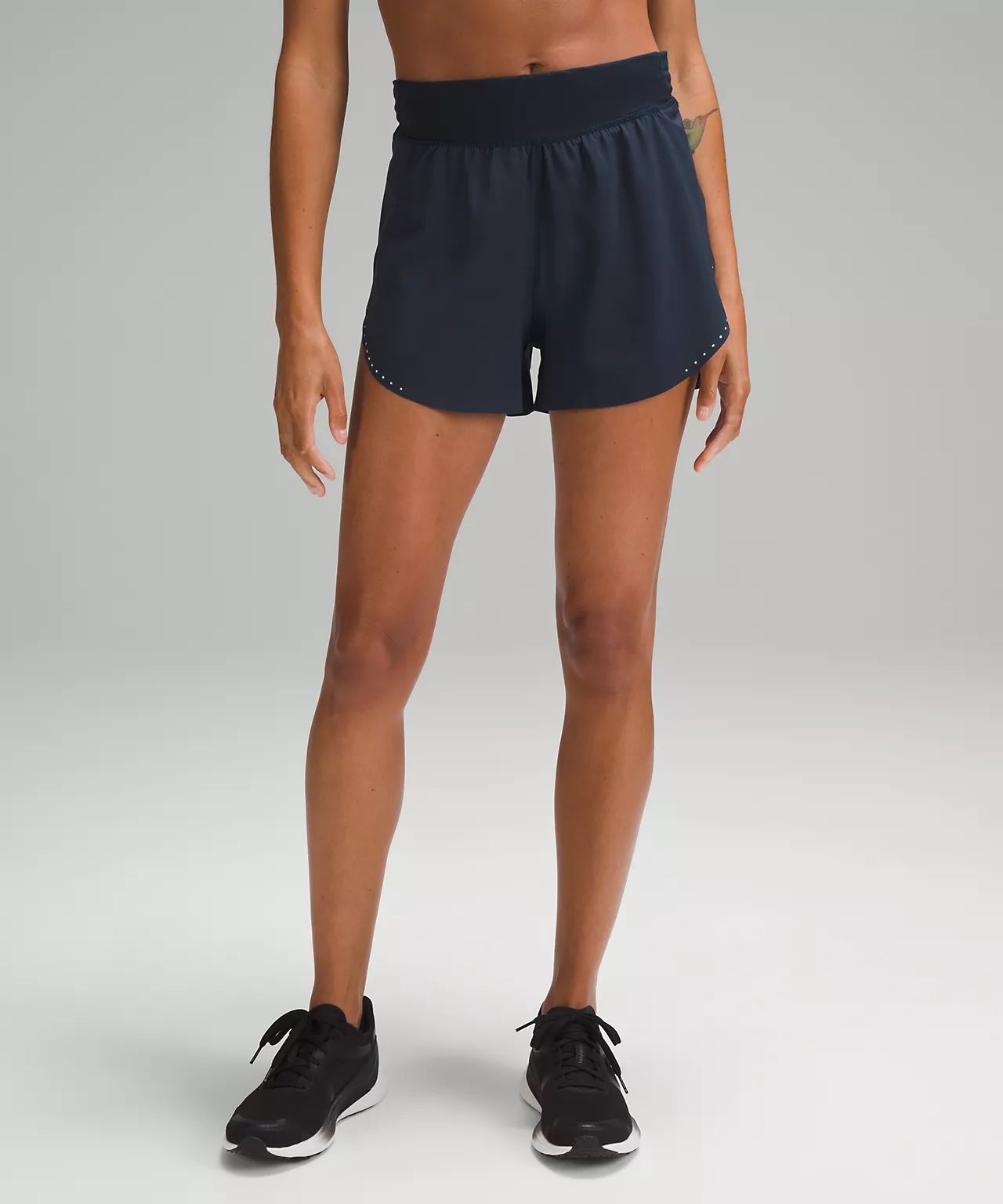 Fast and Free Reflective High-Rise Classic-Fit Short 3" | Women's Shorts | lululemon | Lululemon (US)