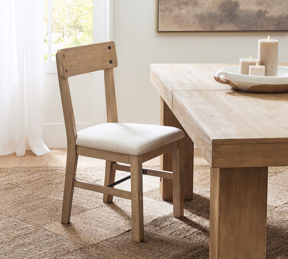 Benchwright Upholstered Dining Chair | Pottery Barn (US)