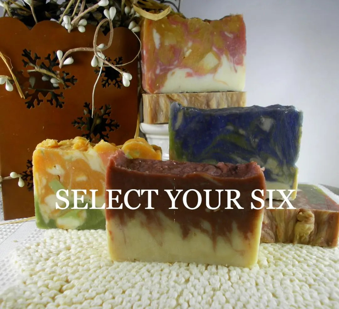 Goat Milk Soap Six Bars Natural Soap Custom Choice Handmade Soap Gift Soap Goat Milk Spa Soap Nat... | Etsy (US)