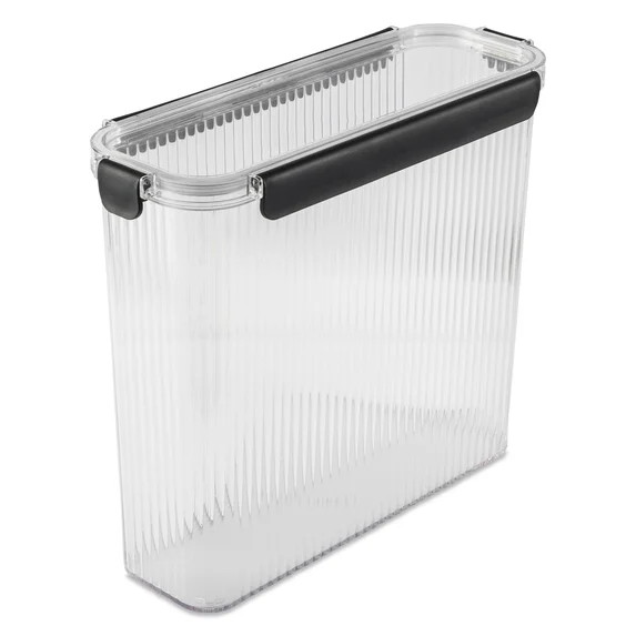 Thyme & Table 20.5 Cup Clear Ribbed Pantry Storage Container | Walmart (US)