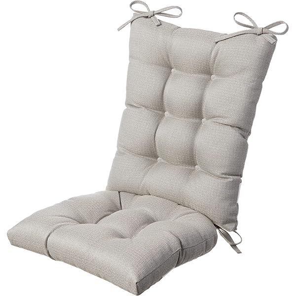 Sweet Home Collection Rocking Chair Cushion Premium Tufted Pads Non Skid Slip Backed Set of Upper an | Amazon (US)
