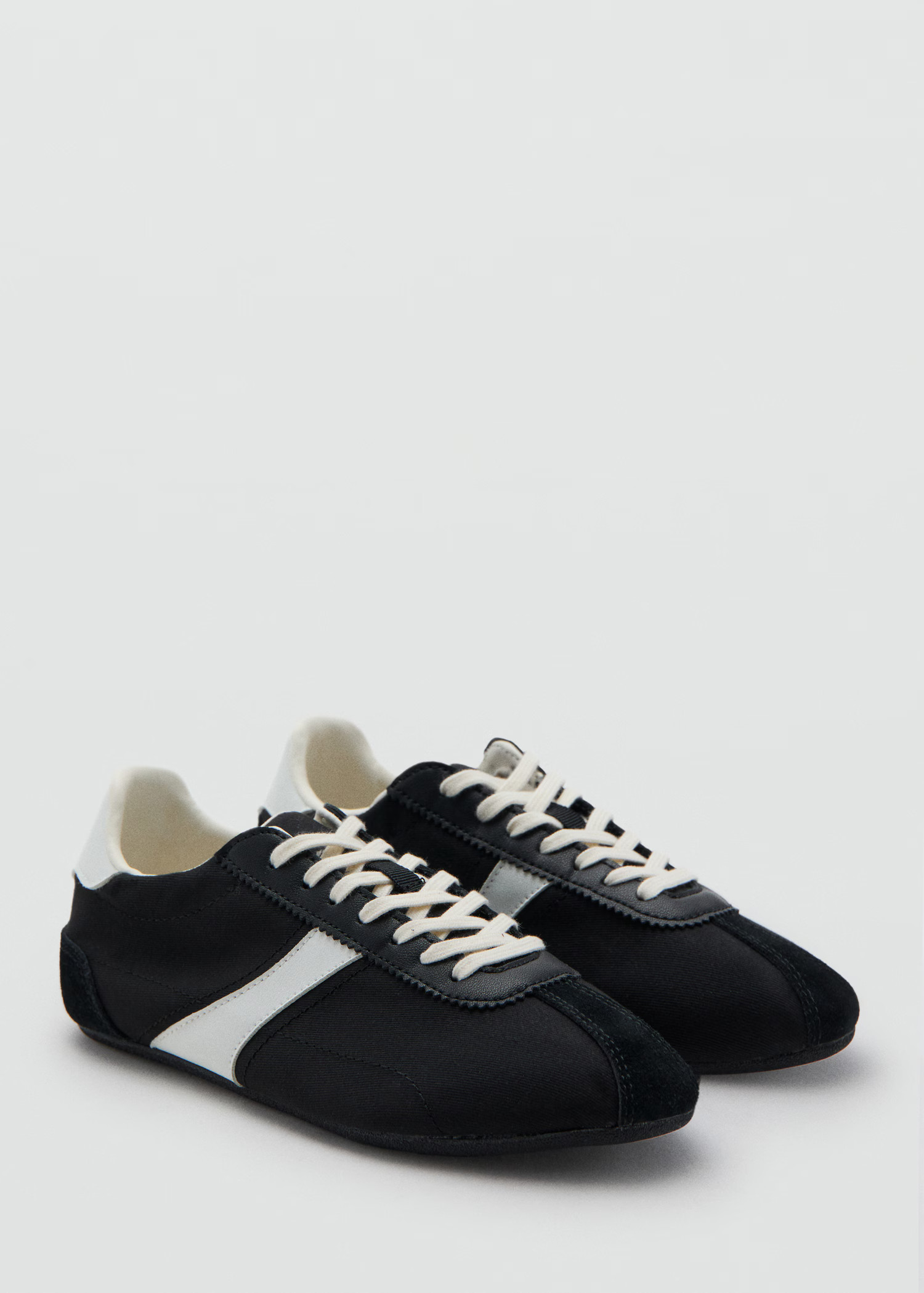 Combined sneakers with laces | Mango (US/MX/AU)
