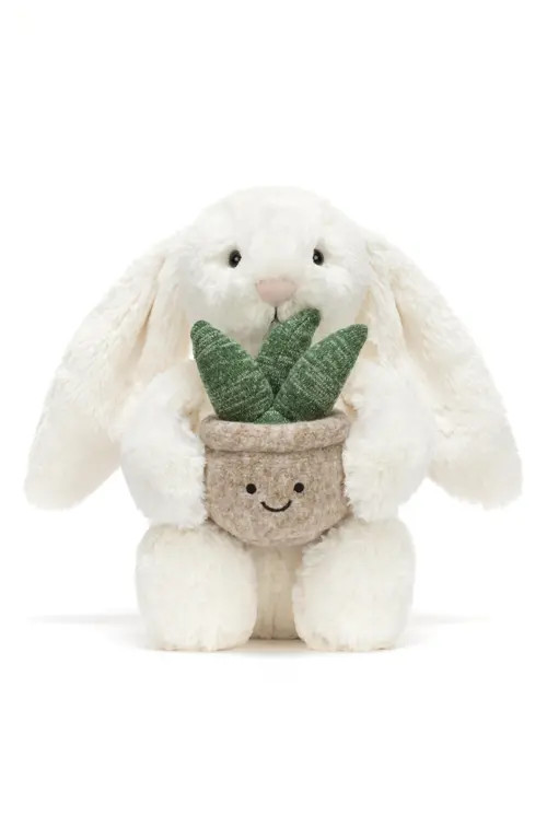 Jellycat Bunny with Plant Plushie in White at Nordstrom | Nordstrom