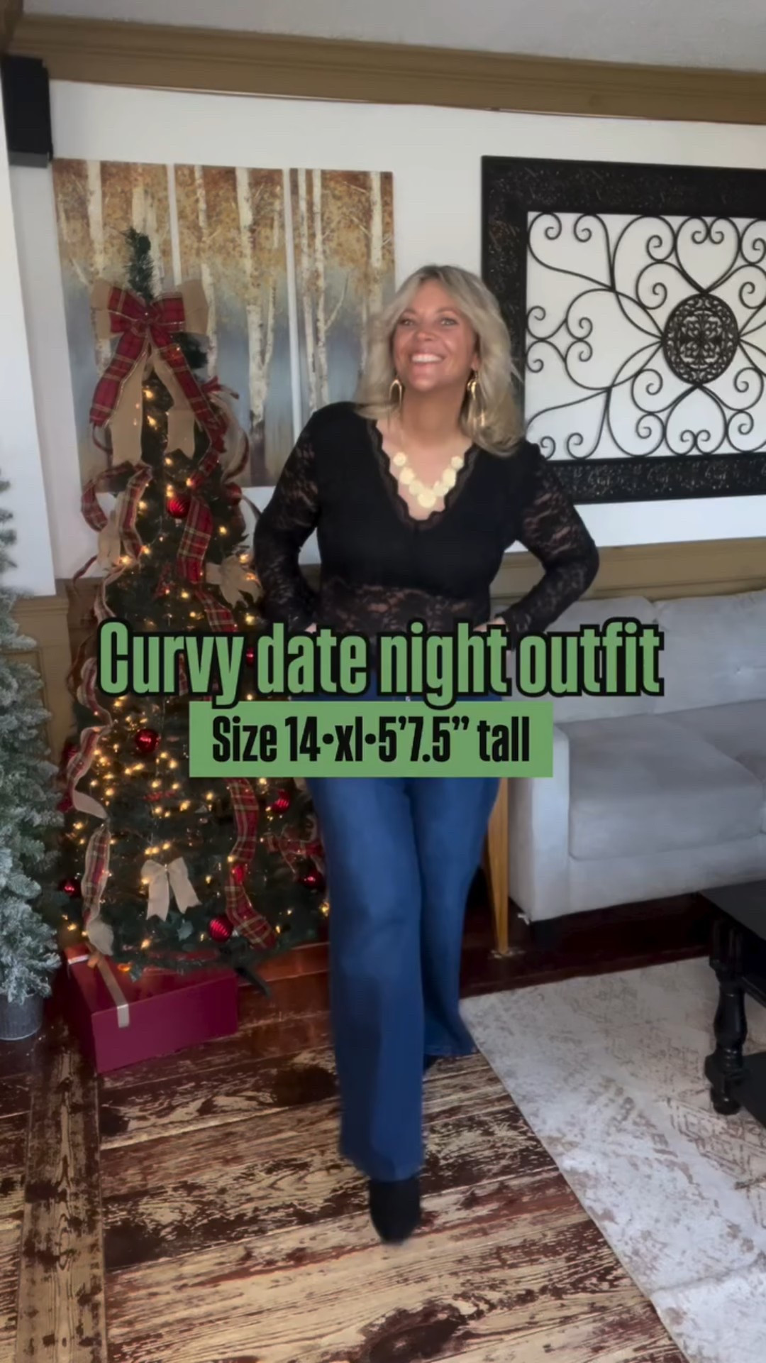 my lace bodysuit & wide leg jeans 👖 outfit perfect for your next date night or girls night out. Wearing size xl in the bodysuit & jeans… I’m 185lbs/5’7”/size 14.

.
.
#datenightoutfit #lacebodysuit #widelegjeans

#LTKFindsUnder50 #LTKSeasonal #LTKMidsize