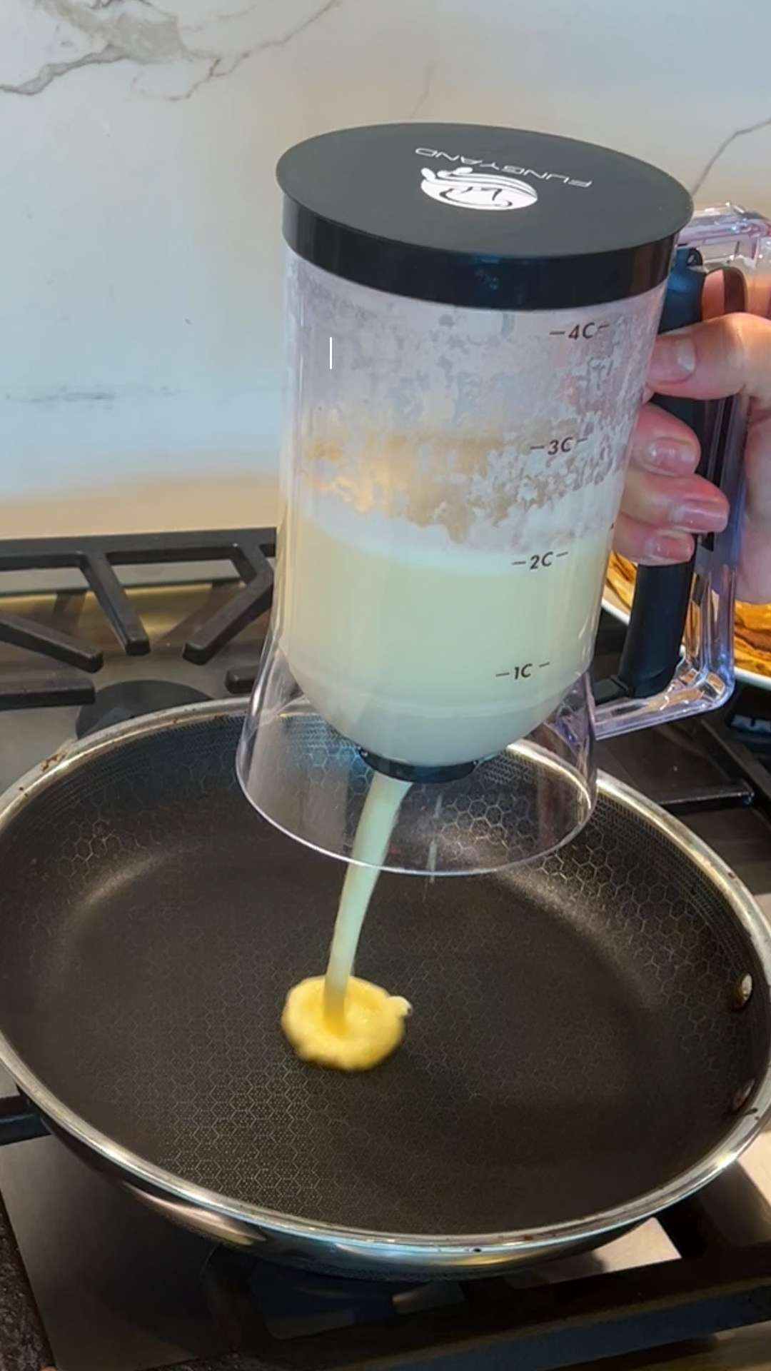 Elevate your weekend mornings from a chaotic kitchen mess into a beautifully orchestrated dining experience. The Fungyand Pancake Batter Dispenser Kit completely redefines breakfast styling, replacing dripping spoons and messy mixing bowls with a sleek, premium stainless steel funnel design. 🥞 Perfect to buy if you want to elevate your home cooking, host memorable brunches, and invest in durable, professional-grade kitchen tools that turn baking into a clean, stress-free art form ✨ #PancakeDispenser #BakingHacks #TimeSavingHacks #MealPrepSunday #KitchenOrganization #CapsuleHome #BakingMadeEasy  

#LTKfoodie #LTKHome