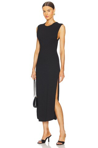 Free People Eventide Midi Dress in Black Combo from Revolve.com | Revolve Clothing (Global)