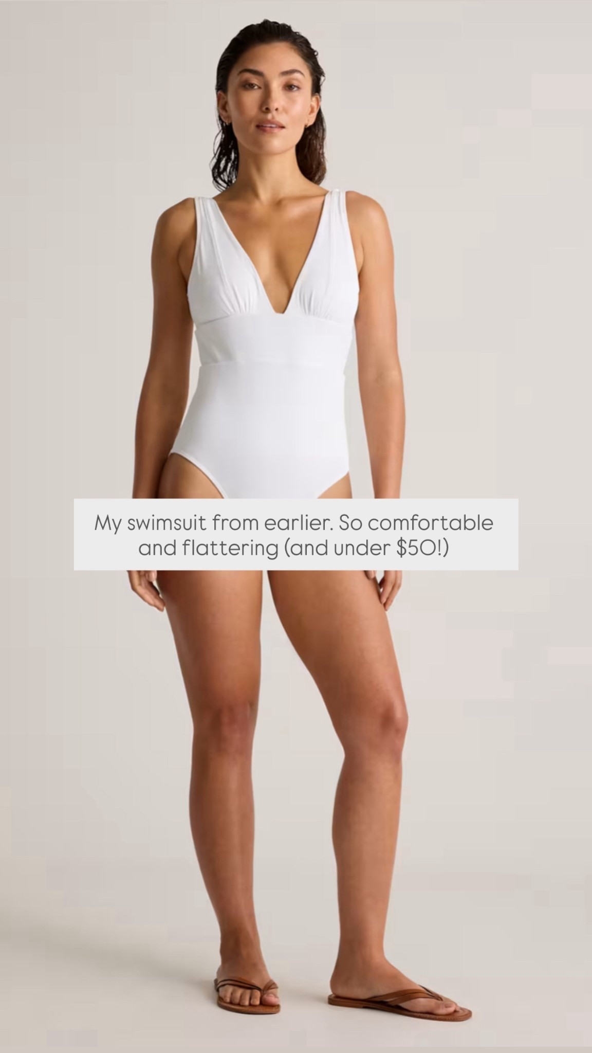 My Quince swimsuit from earlier. So comfortable and flattering (and under $50!)

#LTKFindsUnder50 #LTKootd #LTKSeasonal