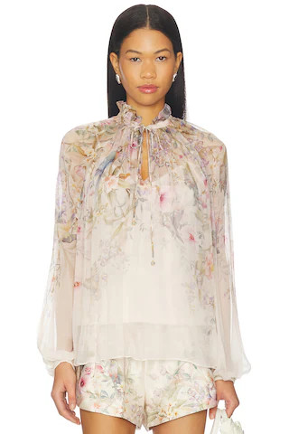 Zimmermann Rebellion Billow Blouse in Cream Aviary from Revolve.com | Revolve Clothing (Global)