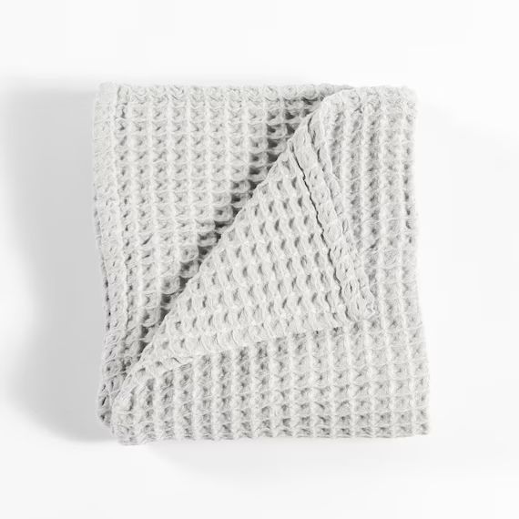 Waffle Baby Blanket in Light Grey | Etsy | Etsy (US)