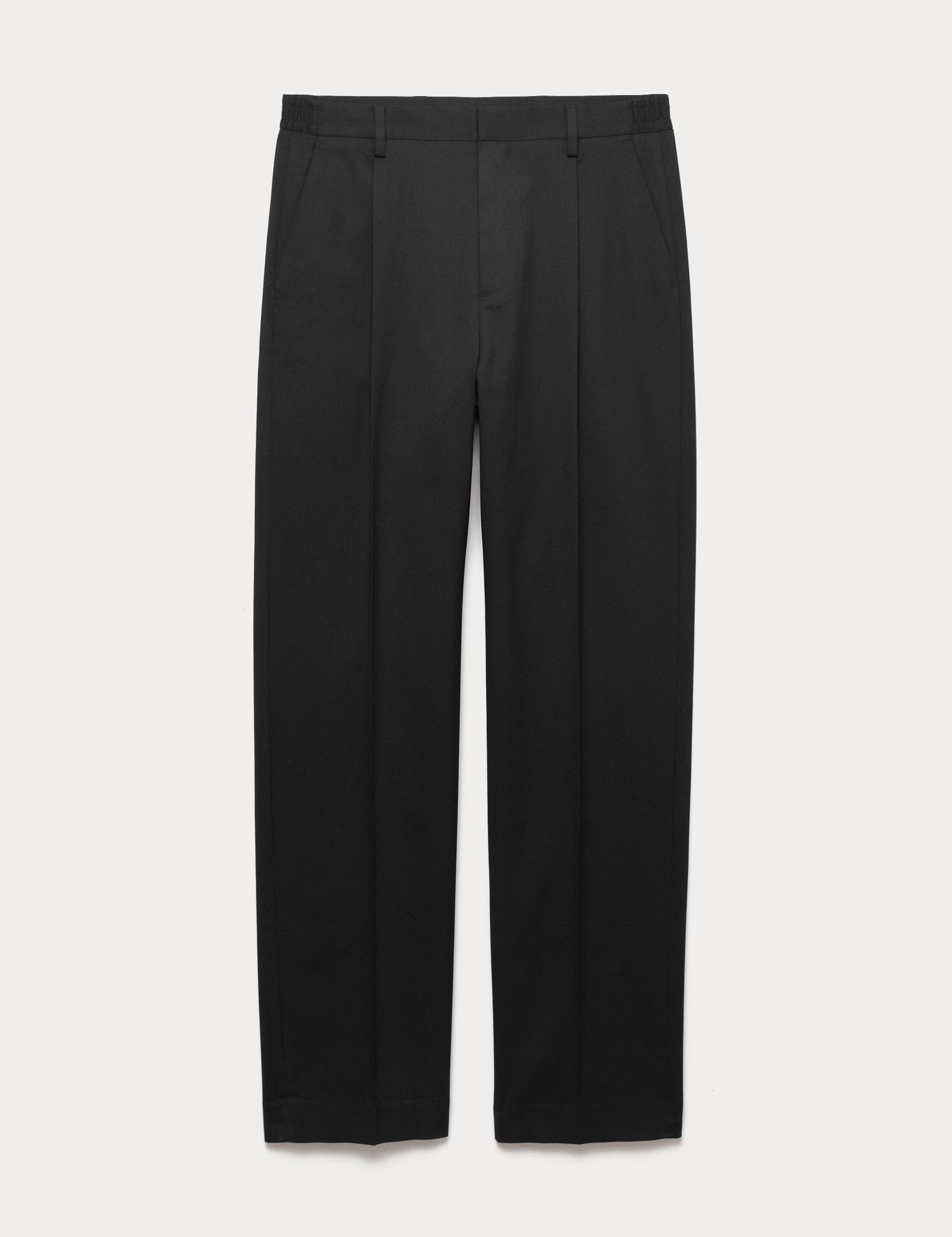 Relaxed Fit Smart Stretch Trousers | M&S | M&S | Marks & Spencer (UK)
