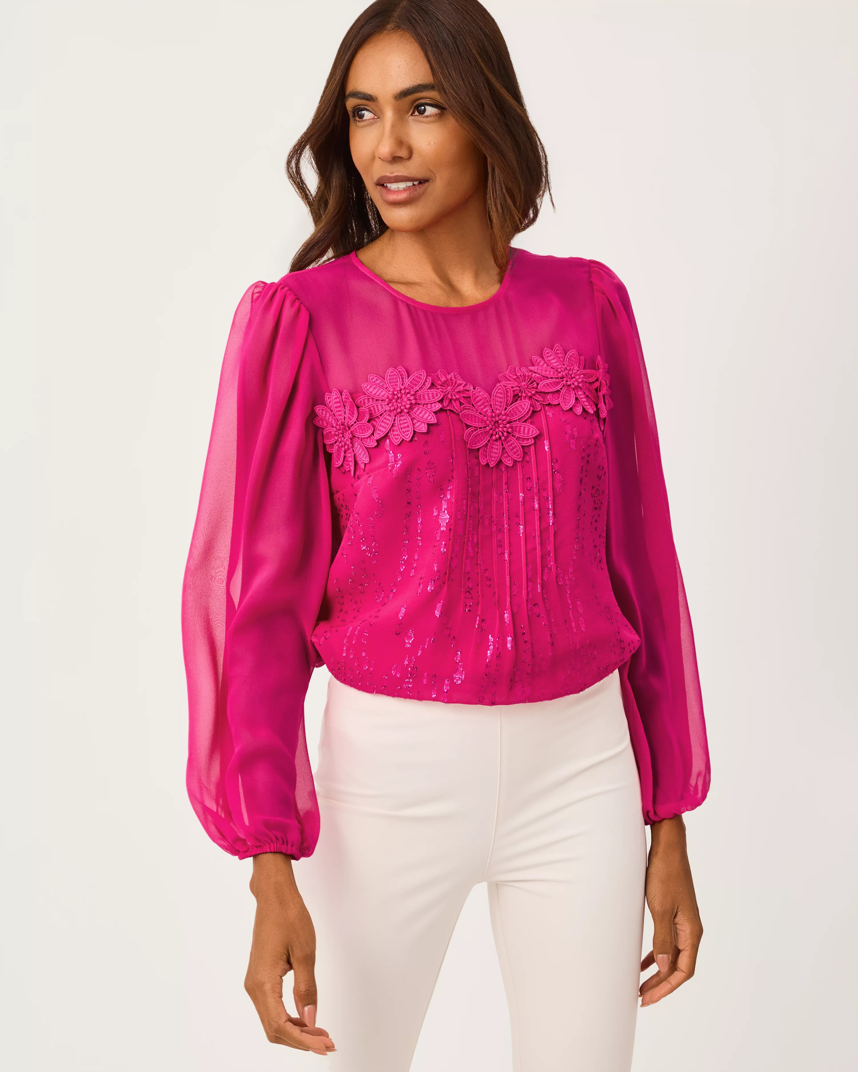Gail Silk Top | Lilly Pulitzer