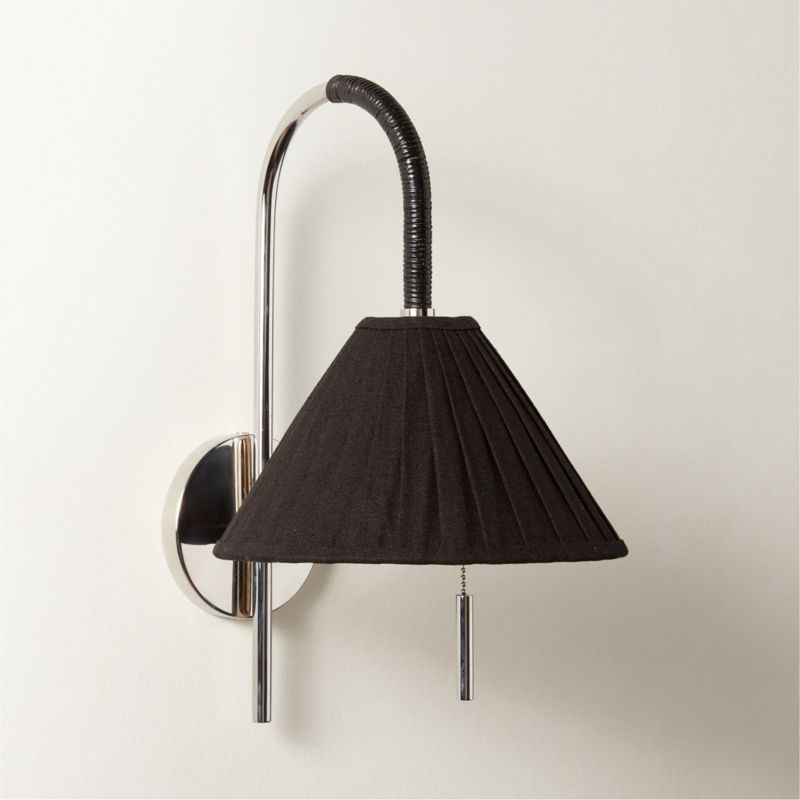Pogo Modern Black Cane Wall Sconce | CB2 | CB2
