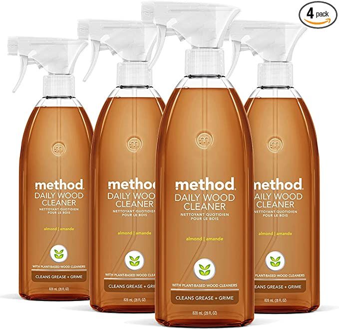 Amazon.com: Method Daily Wood Cleaner, Plant-Based Formula That Cleans Shelves, Tables, and Other... | Amazon (US)