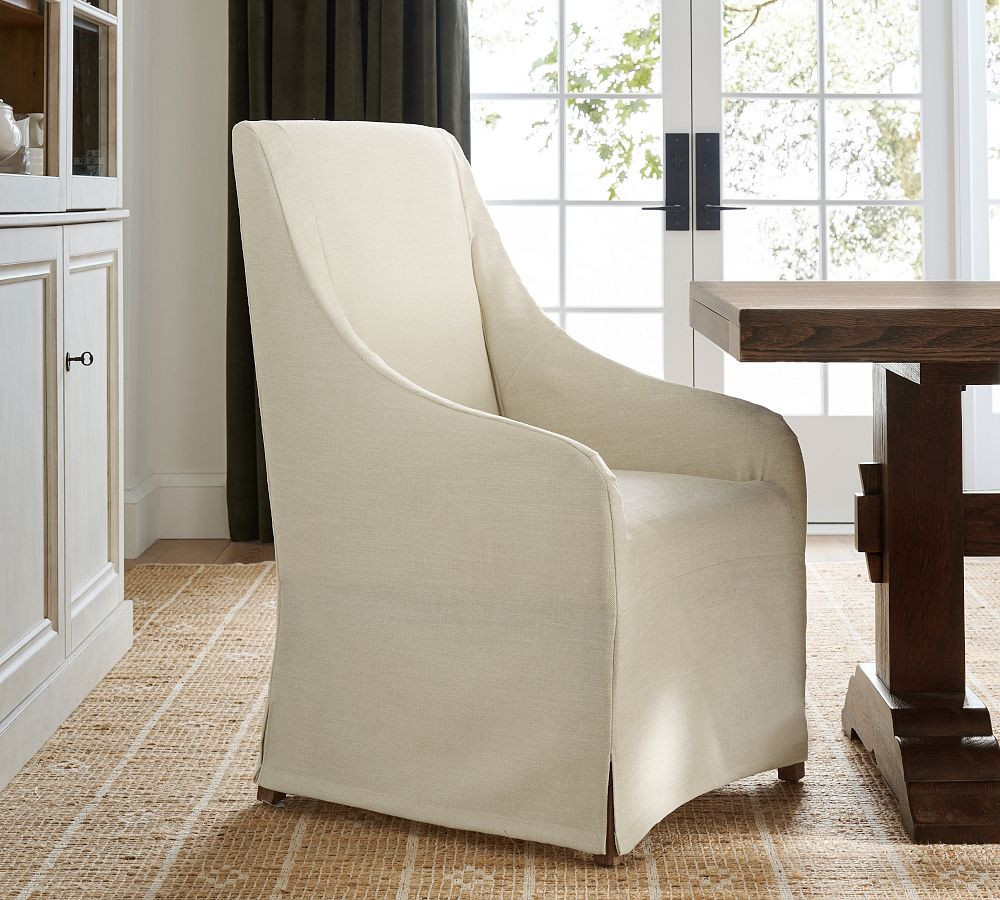 York Slipcovered Dining Chair | Pottery Barn (US)