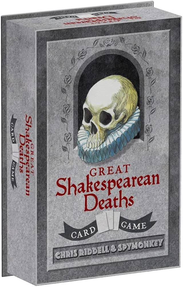 Great Shakespearean Deaths Card Game (William Shakespeare Game, Funny Shakespeare Gifts, Gifts fo... | Amazon (US)