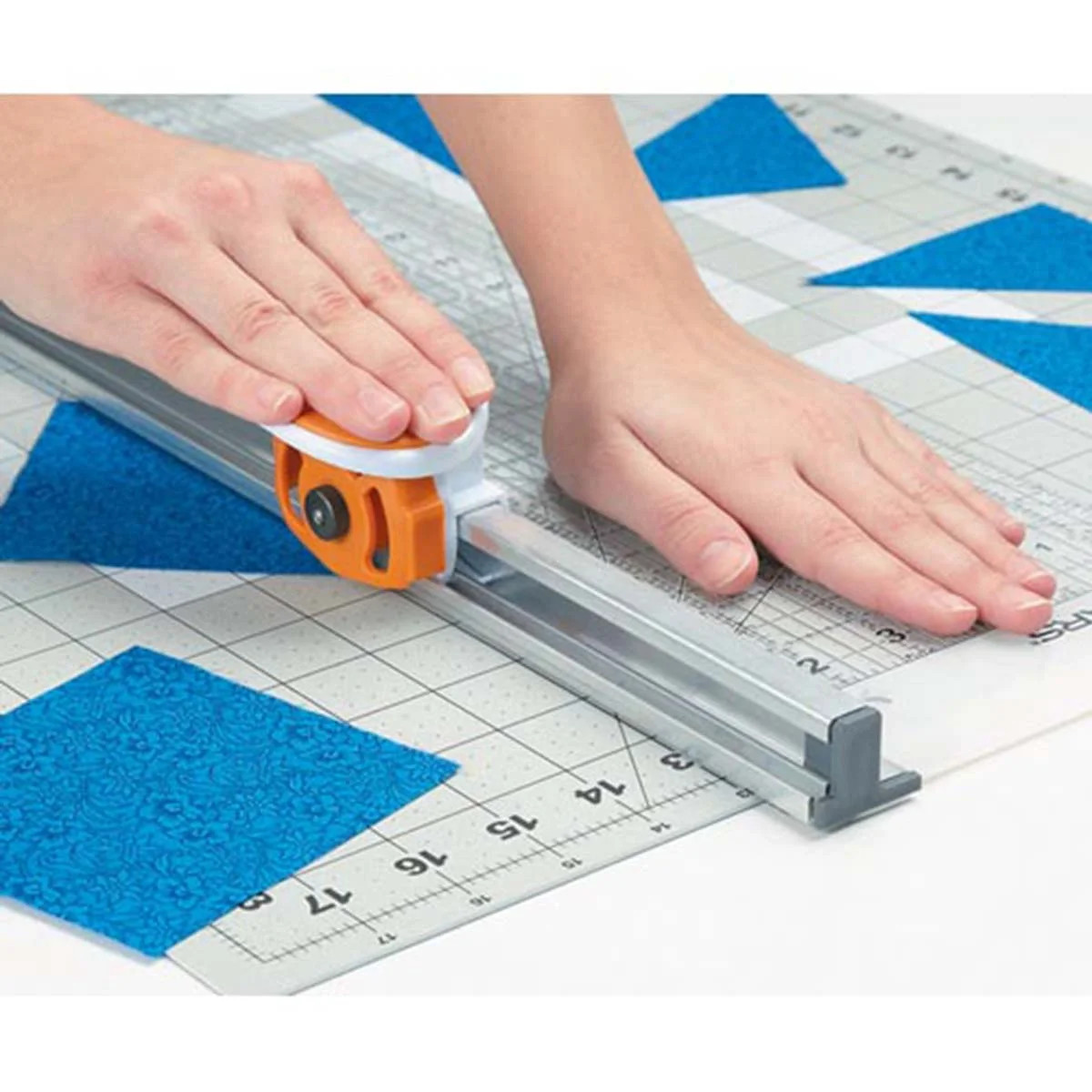 Fiskars Rotary Cutter and Ruler Combo - 24"L x 6"W Fabric Cutter with Gridlines - Craft Supplies ... | Walmart (US)