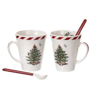 Spode Christmas Tree Peppermnt Mug W Spoon 14Oz | Wayfair North America