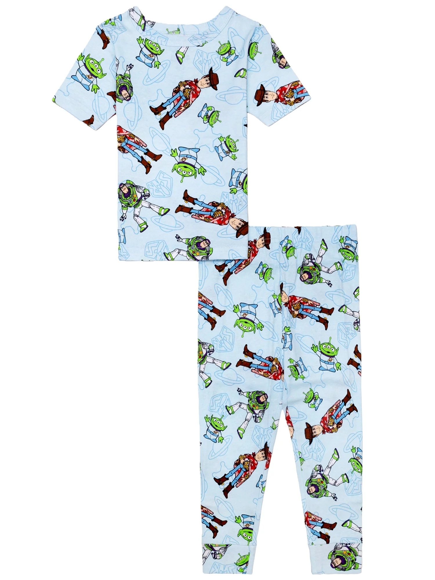 Character Toddler Snug Fit Two-Piece Pajama Set, Sizes 12M-5T - Walmart.com | Walmart (US)