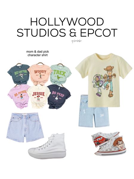 Disney World Outfits 
Hollywood studios 
Epcot 
Toy Story shirt 


#LTKfamily #LTKtravel #LTKFind