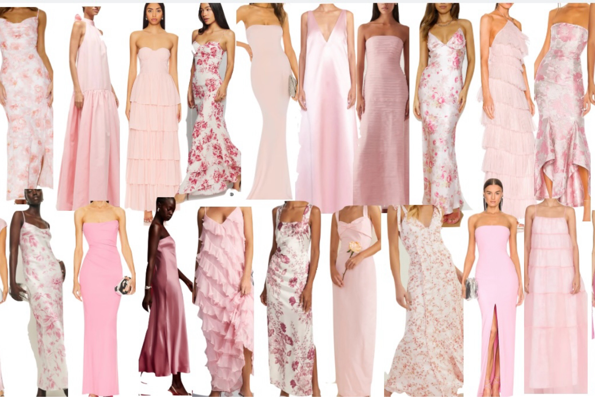 My bridesmaid dress inspo 🩷
Reformation floral dresses out of stock but look on Poshmark - 
“Fallon Dress", “Parma Silk Dress", “Earl Silk Floral Maxi"

#LTKWedding