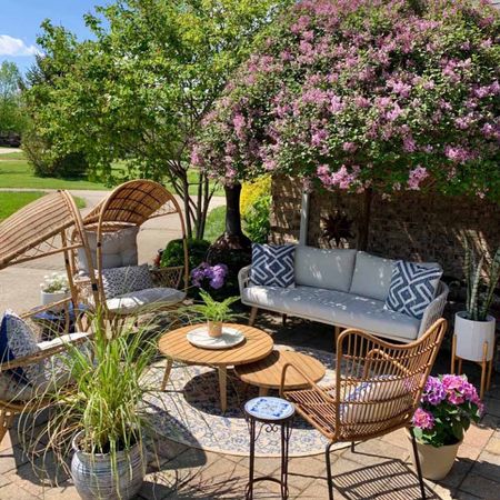 Spring is in full swing here in Kentucky and that means it’s patio season! I love spending time on our front patio and had such a fun time choosing outdoor decor to suit the space  #LTKhome #outdoorliving #outdoorfurniture #patio 

#LTKSeasonal