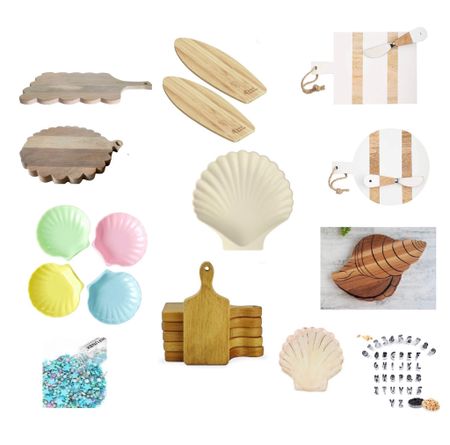 Surf’s Up, 2nd Wave! ✨🏄🏼‍♂️🌊☀️
… some accessories for serving up surf side fun (see last post). These serving pieces (wooden charcuterie boards for the perfect surf-theme candy board, reusable shell bamboo plates and disposable options too) will be perfect for any summer soirée. Use the letter / number cookie cutters to customize candy boards with initials, names, words, zip codes, sports numbers, etc. (Multiple tiny boards with one initial each would be super cute at a kids’ party!) Some sea-theme sprinkles are always a good assist too! ✨

#LTKGiftGuide #LTKfamily #LTKSeasonal