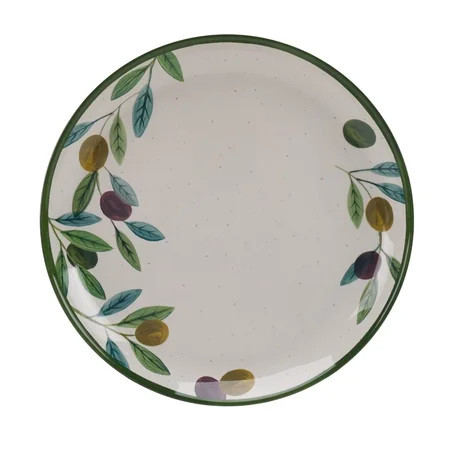 Better Homes and Gardens Durable Bamboo Melamine Olive Dinner Plate, 10.75-Inch | Walmart (US)