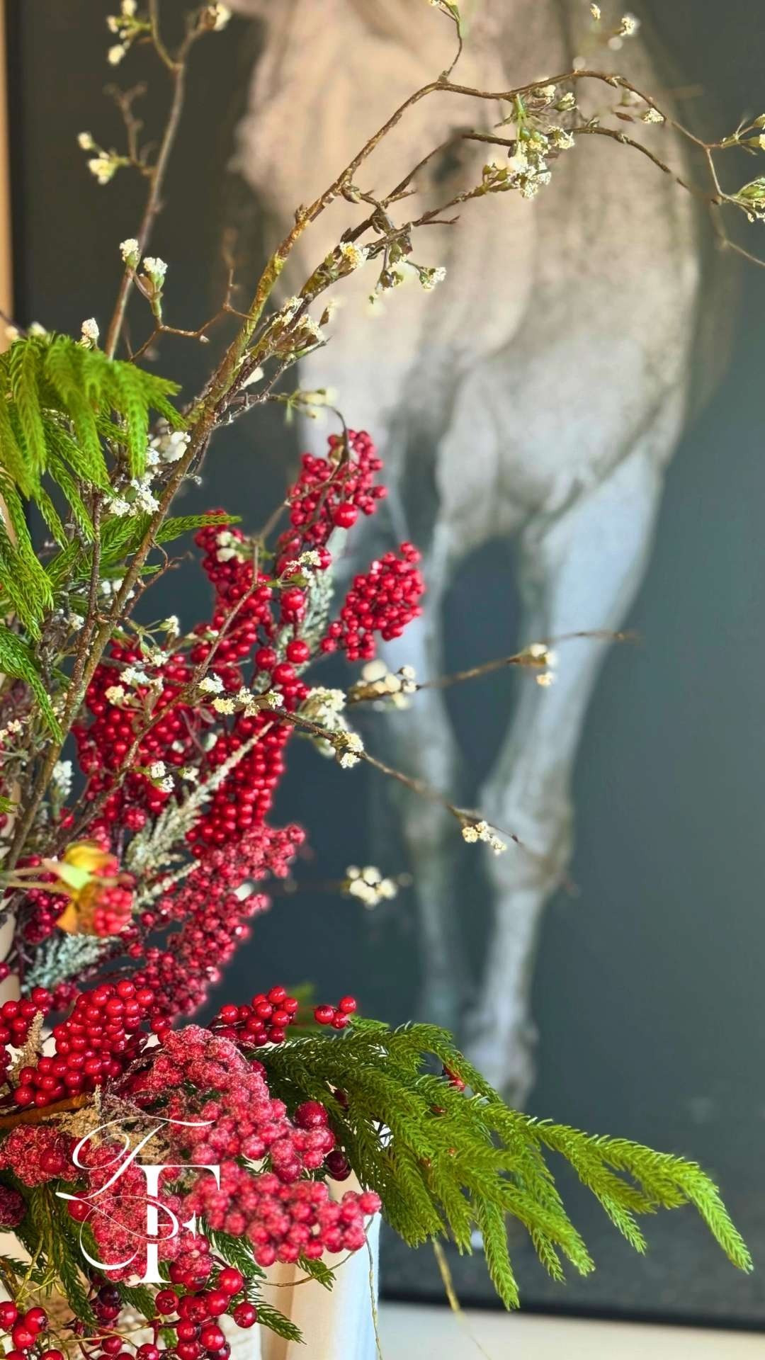Faux Flower Berry & Branches💐🎄

This faux flower arrangement is full of faux berry, weigela branches and real touch norfolk pine branches. 
A beautiful Christmas table arrangement!🎄🎁
#fauxflowers #fakeflowers #christmasflowers #christmasdecor 

 #LTKHoliday #LTKSeasonal #LTKHome