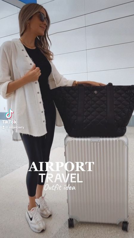 Airport / travel outfit idea that is perfect for warmer destinations 🌴 ✈️ 


#LTKstyletip #LTKtravel #LTKunder100