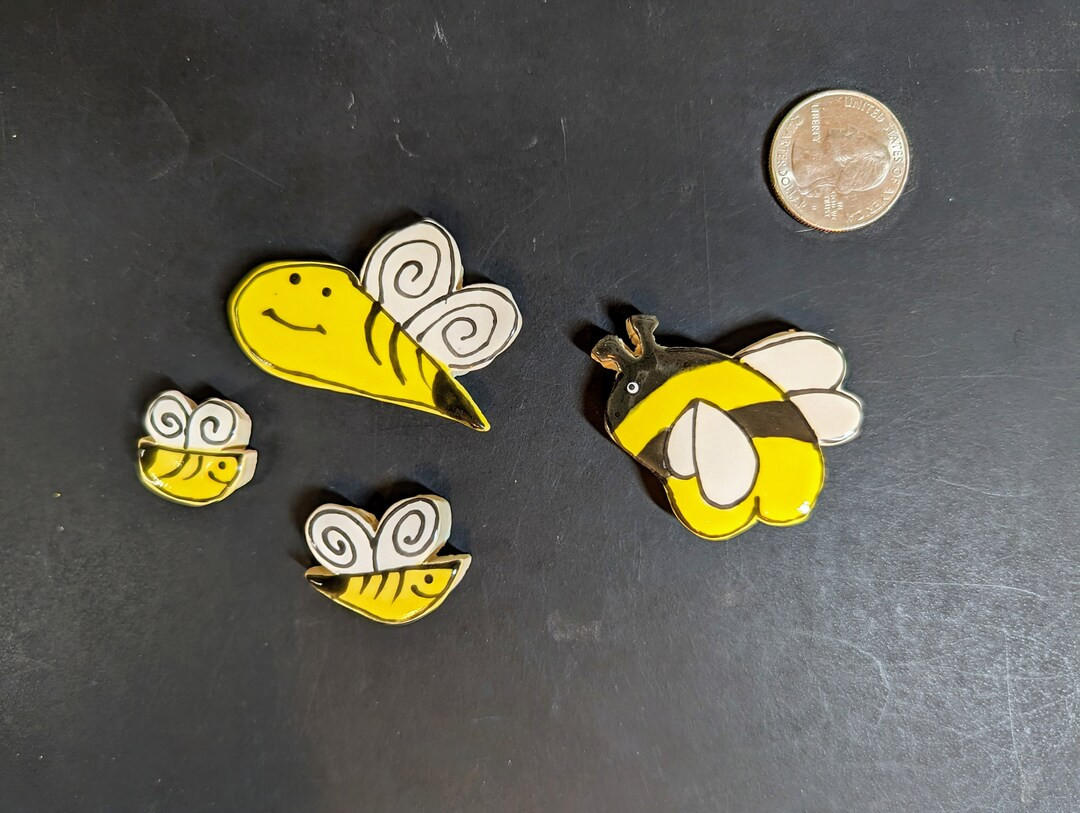 Handmade Ceramic Mosaic Bee Tiles, Decorative Tiles, Custom Mosaic Tiles, Craft Tiles - Etsy | Etsy (US)