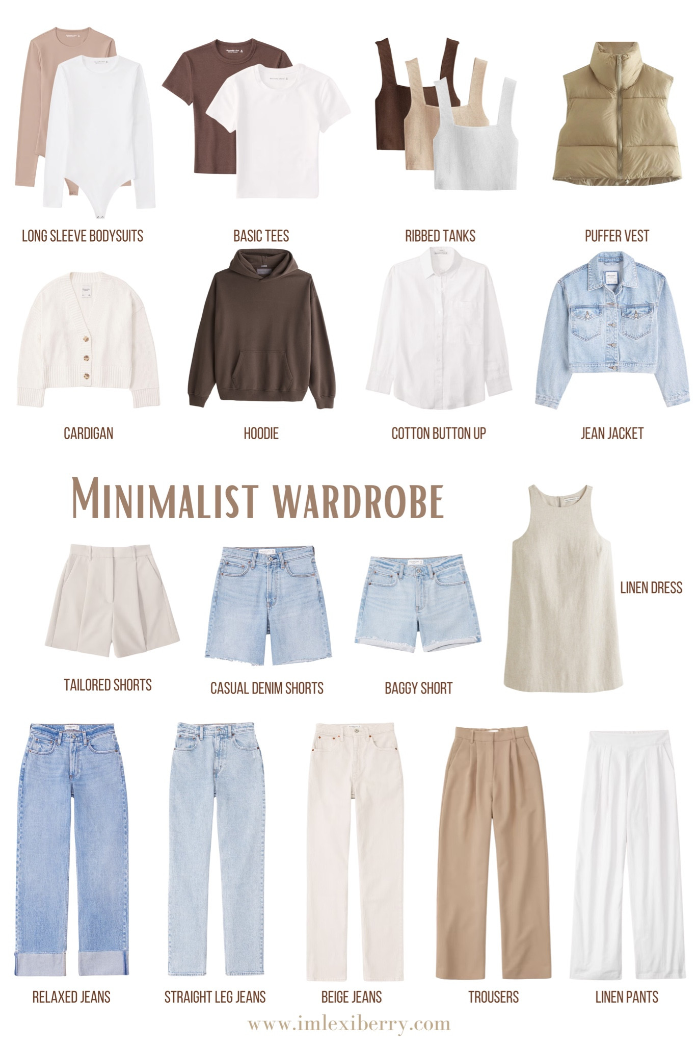 Minimalist Wardrobe 2023 | Neutral Wardrobe 

#LTKstyletip #LTKunder50 #LTKFind