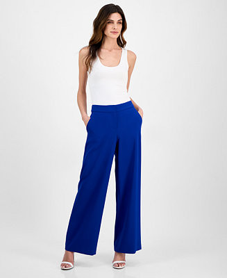 Tahari ASL Women's Mid-Rise Wide-Leg Pants - Macy's | Macy's