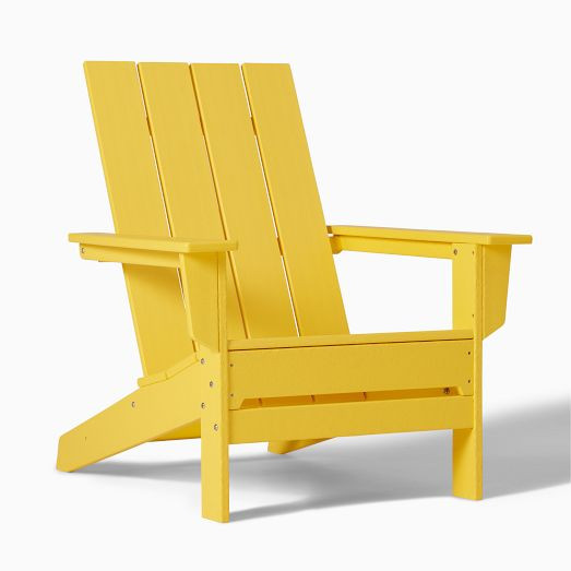 West Elm + Polywood Modern Adirondack Chair | West Elm (US)