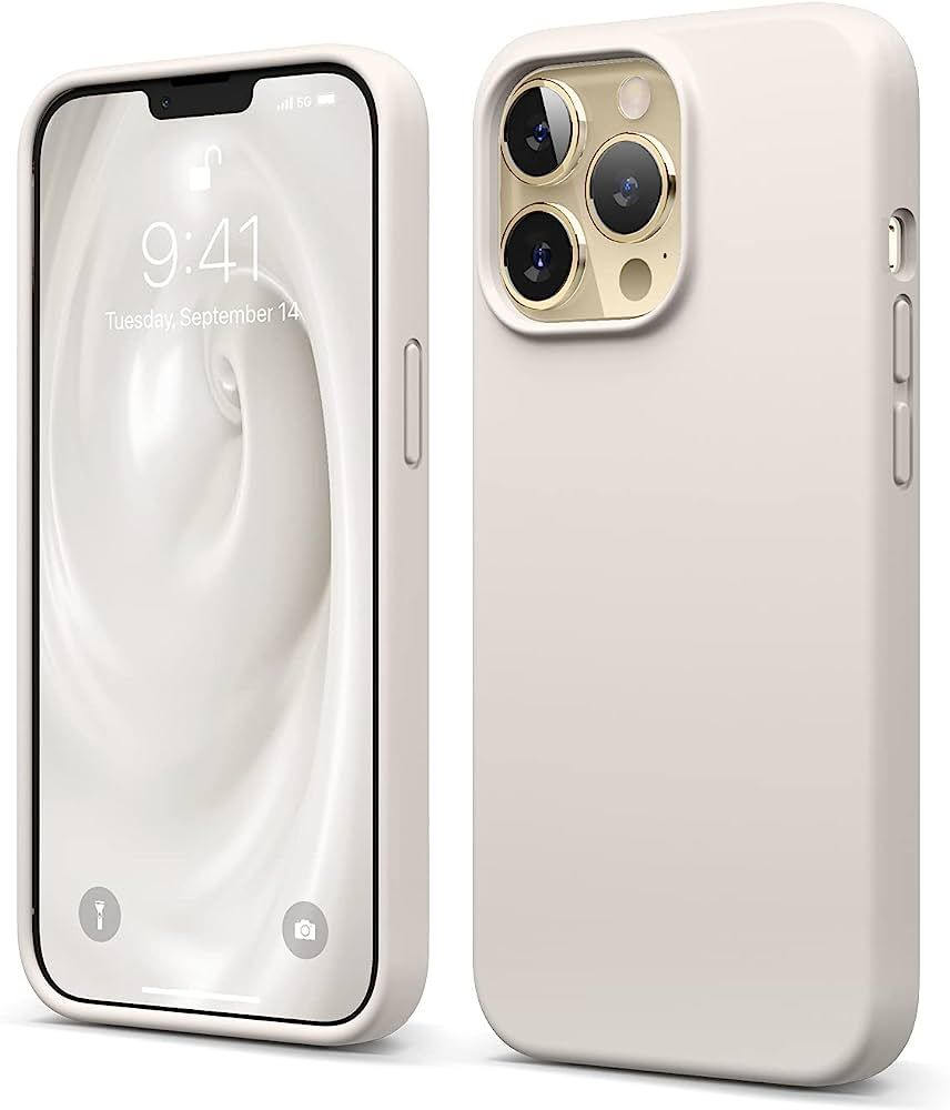 elago Liquid Silicone Case Compatible with iPhone 13 Pro Case (6.1"), Premium Silicone, Full Body... | Amazon (US)