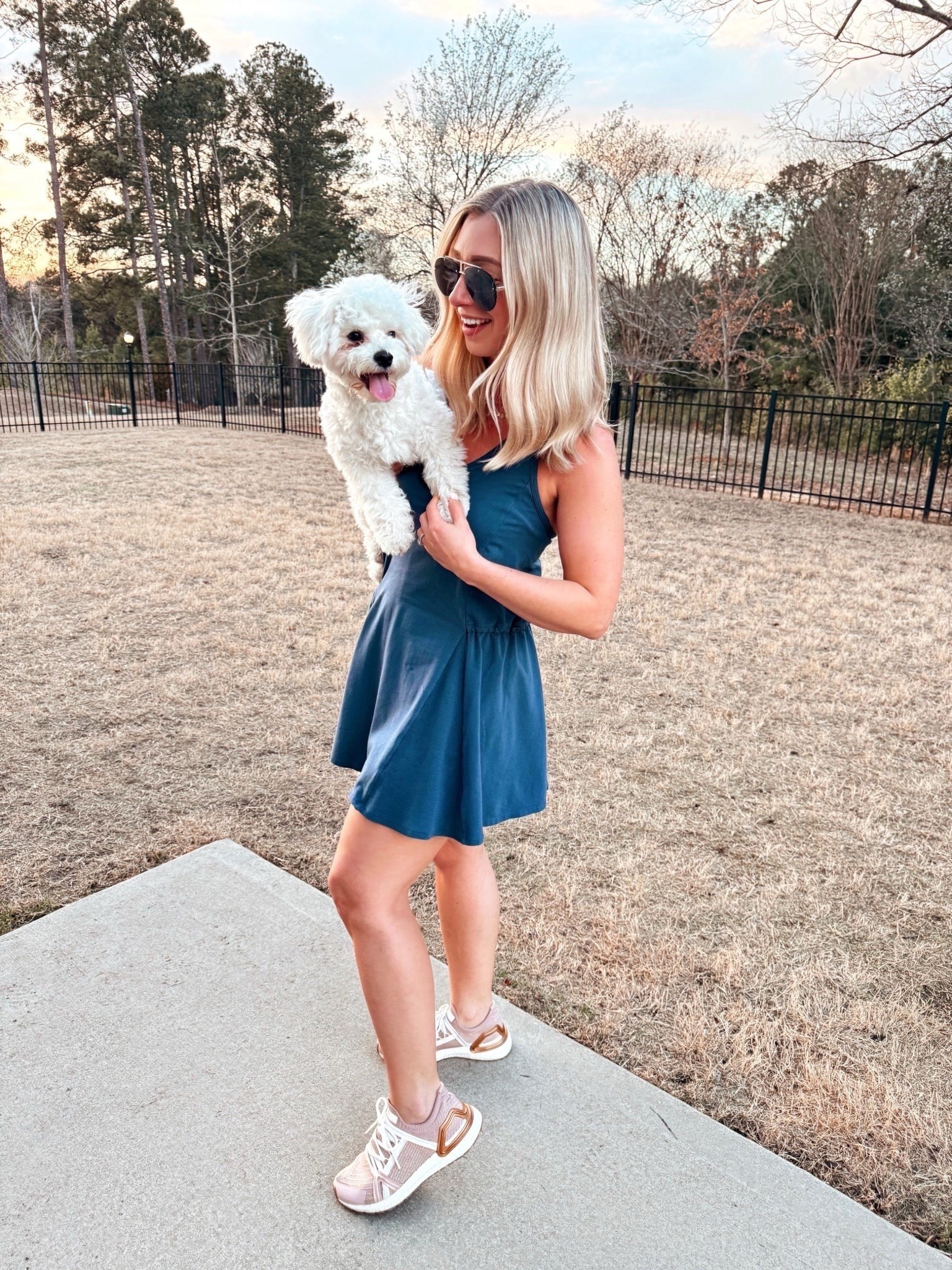 The cutest sweatshirt lounge dress for Spring and it’s under $50! 💙 Wearing size small! (Runs TTS) 💁🏼‍♀️

Target, fitness, activewear, loungewear 

#LTKdayinmylife #LTKActive #LTKootd