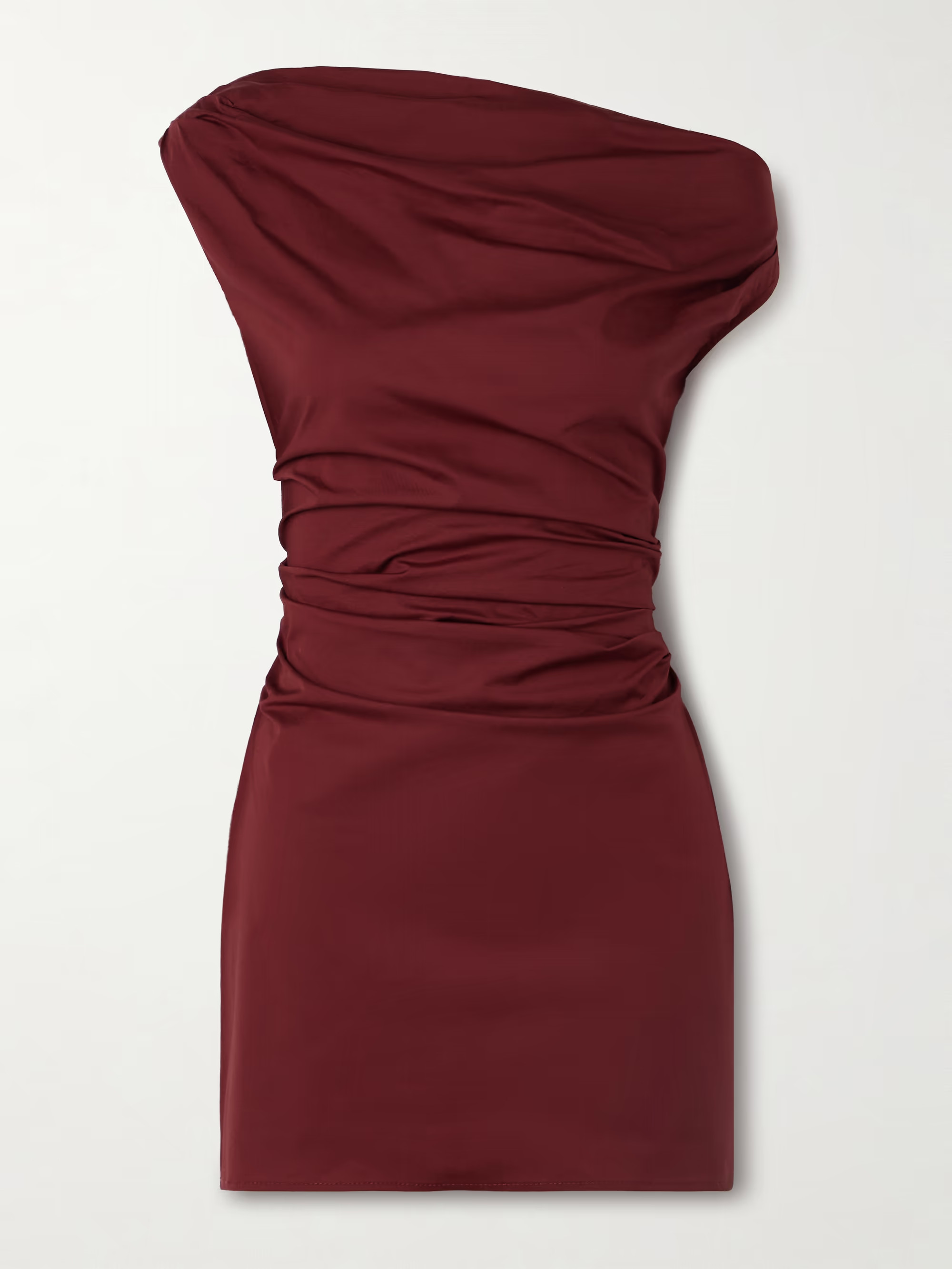 Phare draped cotton-blend poplin mini dress | NET-A-PORTER (UK & EU)