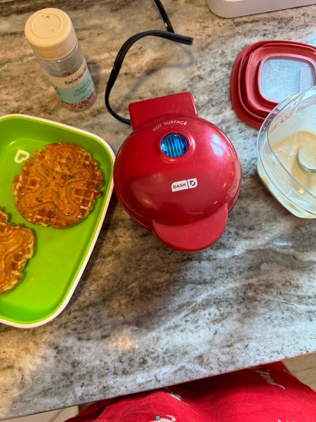 One of Arabella’s favorite breakfast meals is homemade waffles with sprinkles. We make this super easy by batching the waffle batter so that I can easily make them for her a few times that week. Plus, how cute is this waffle maker?!? It comes in tons of different styles but definitely makes eating waffles more joyful ☺️

Toddler meal / toddler breakfast / breakfast food / kitchen essential / kitchen gadget / waffle maker / mini waffle maker 

#LTKHome #LTKKids #LTKFindsUnder50