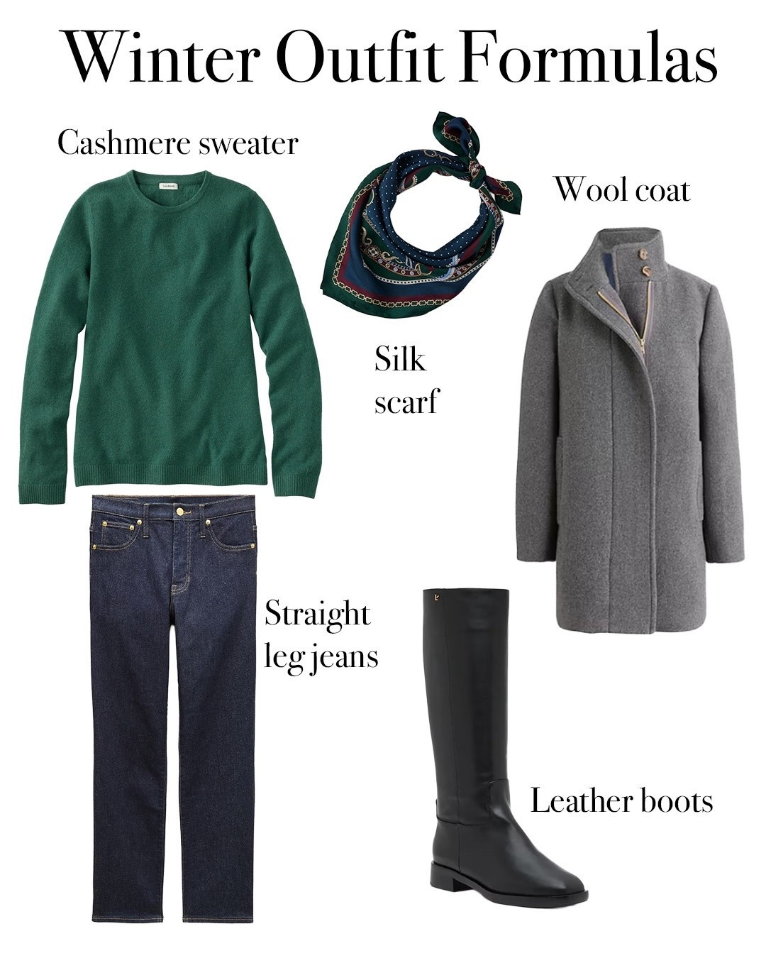 An outfit idea you don’t need to think about on colder days