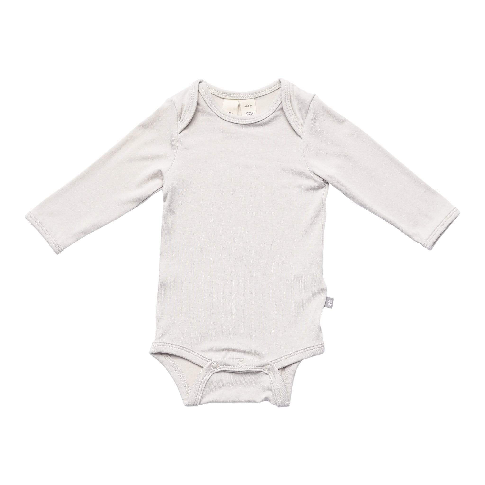 Long Sleeve Bodysuit in Oat | Kyte BABY
