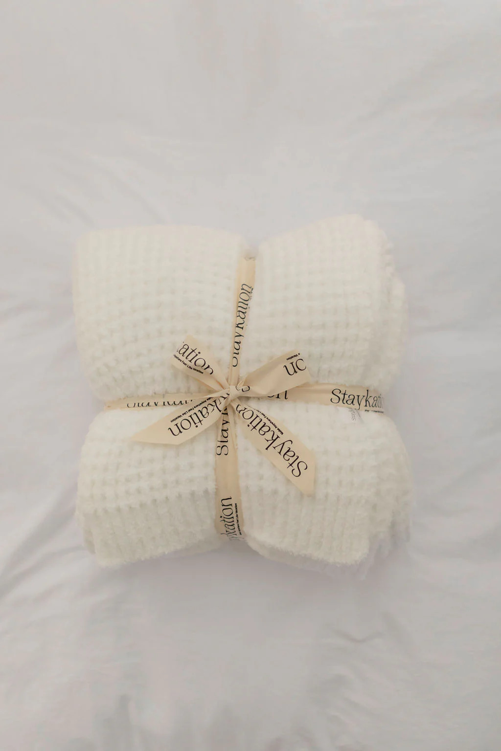 White Waffle Blanket | Shop Staykation