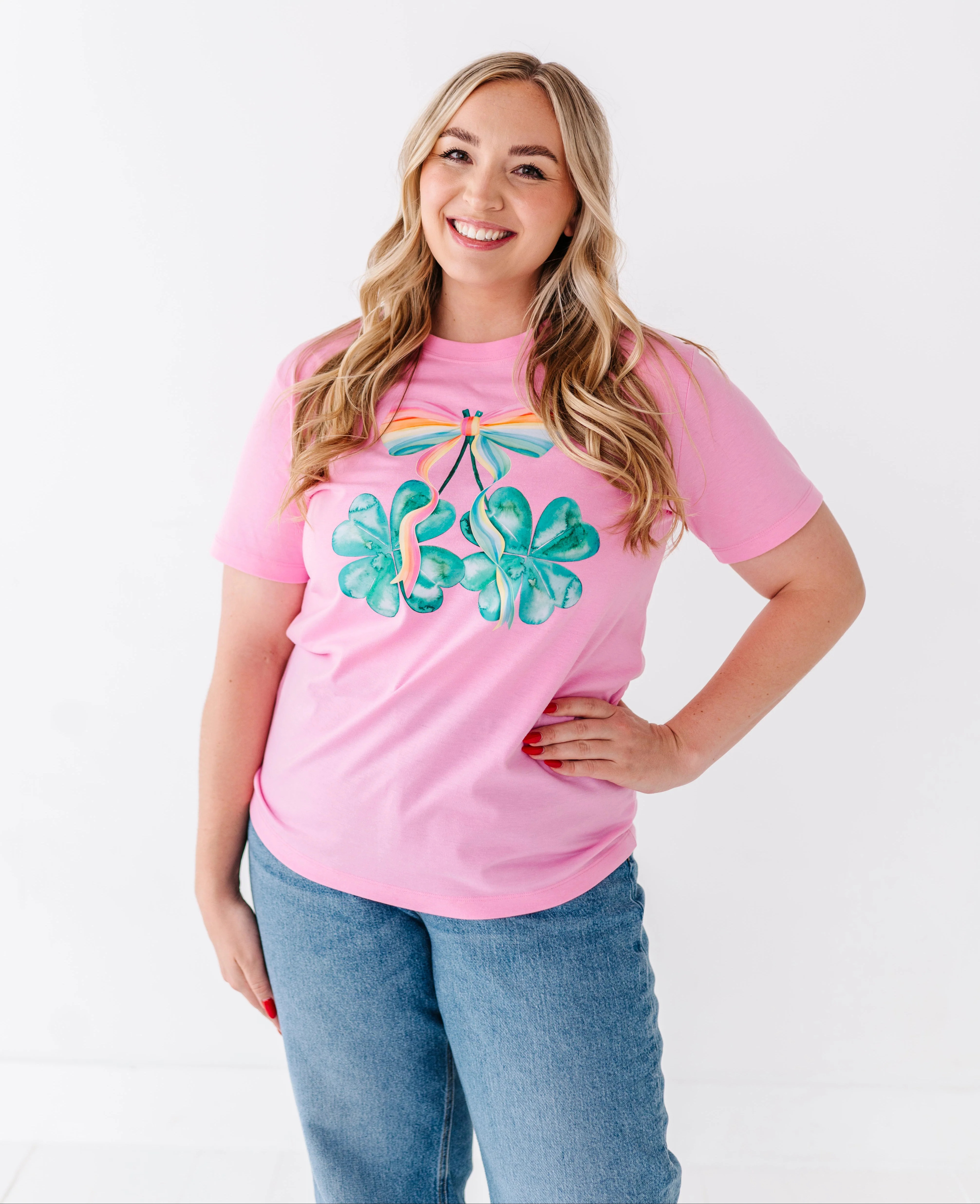 Shimmer Shamrock T-Shirt : ADULT | Birdie Bean