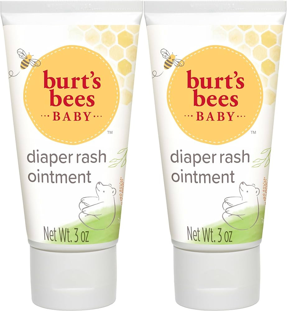 Burt's Bees Baby Diaper Rash Ointment, Maximum Strength, 40% Zinc Oxide, 100% Natural Origin, Ped... | Amazon (US)