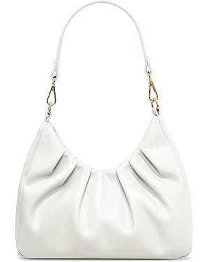 LIVACASA Shoulder Bags for Women, Cute Soft Small Clutch Purses,PU Leather Hobo Crossbody Tote Du... | Amazon (US)